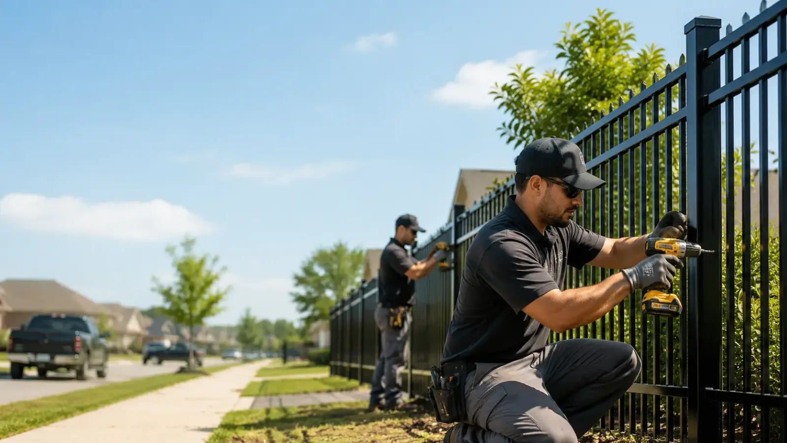 Metal Fence Installation in Bishop Hill, IL